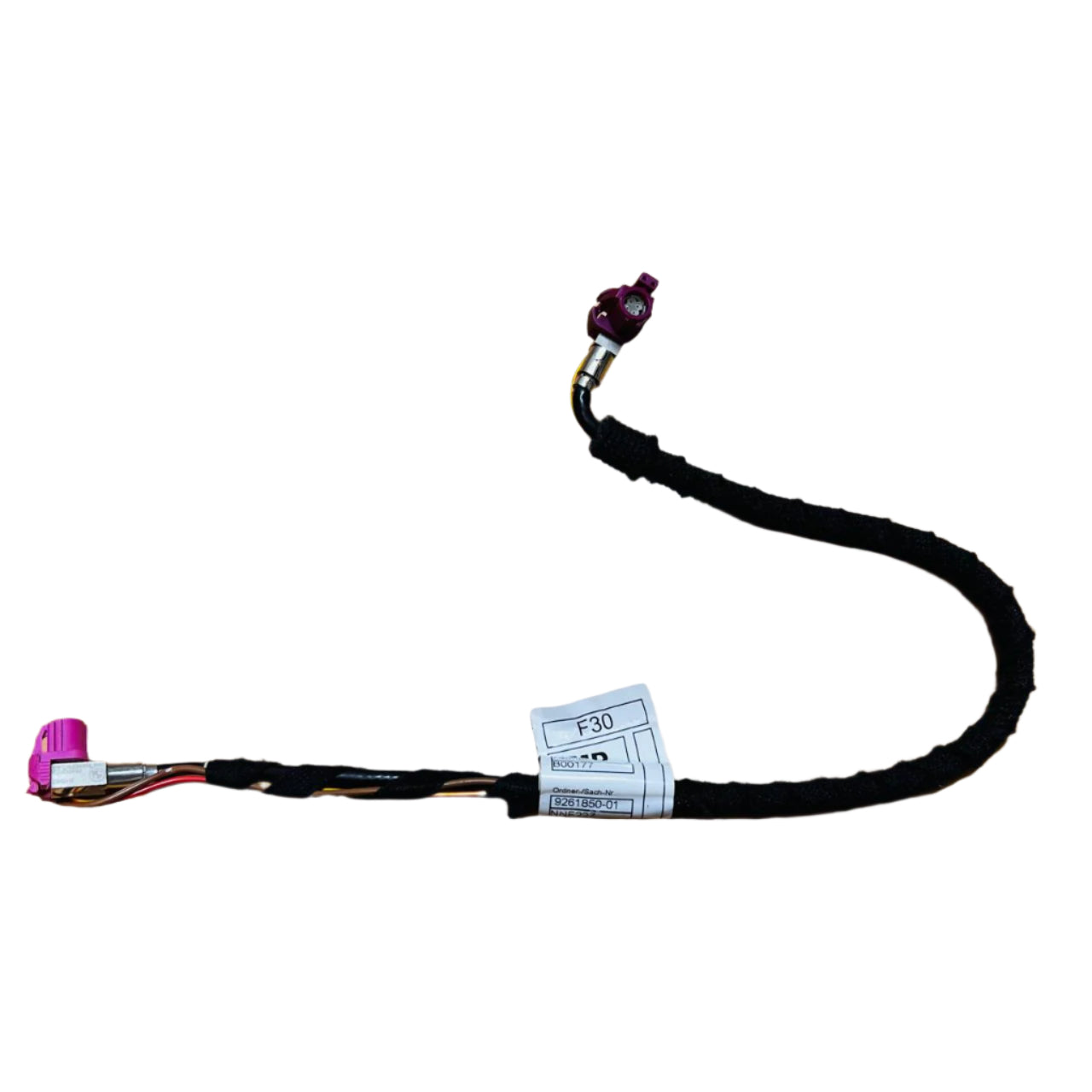 9261850 BMW 3 Series F30 CID Cable 61129261850 Genuine OEM Fits Screen 9281688, 9292248, 9387453, 6822626, and 9252004.