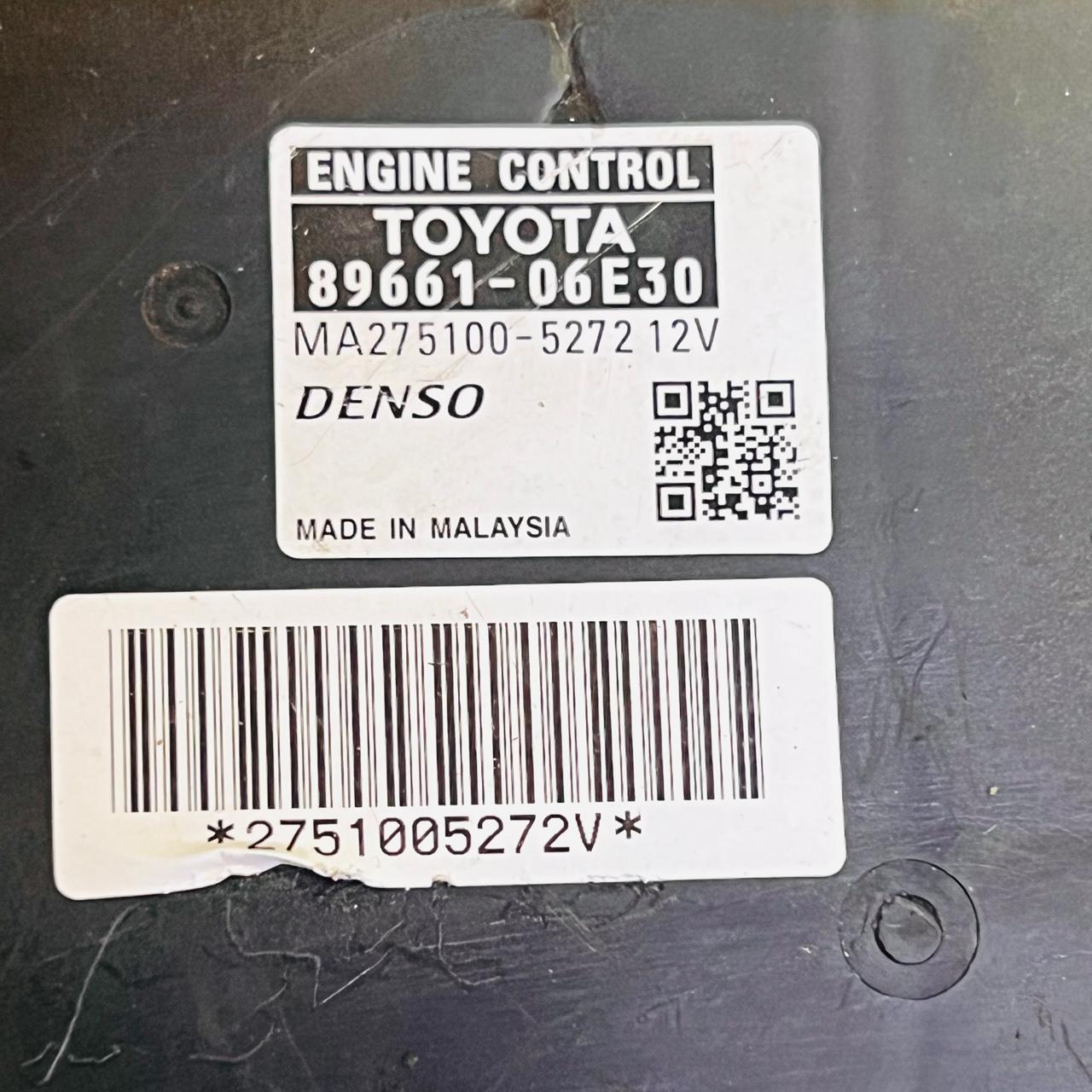 89661-06E30 / MA275100-5272 / 8966106E30 / MA2751005272 Toyota Camry 2.4L Engine Control Unit ECU OEM, automan spare parts