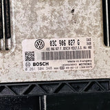 وحدة التحكم في محرك فولكس فاجن جولف 1KCAV ECU 03C906027G 0261S04348 OEM 