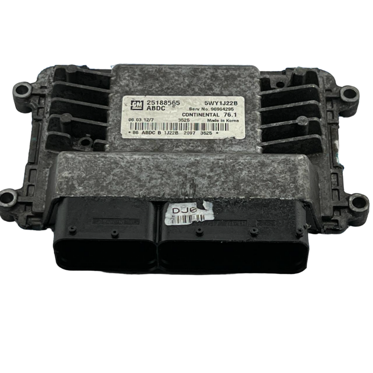 وحدة التحكم في محرك شيفروليه أورلاندو ECU 25188565 5WY1J22B