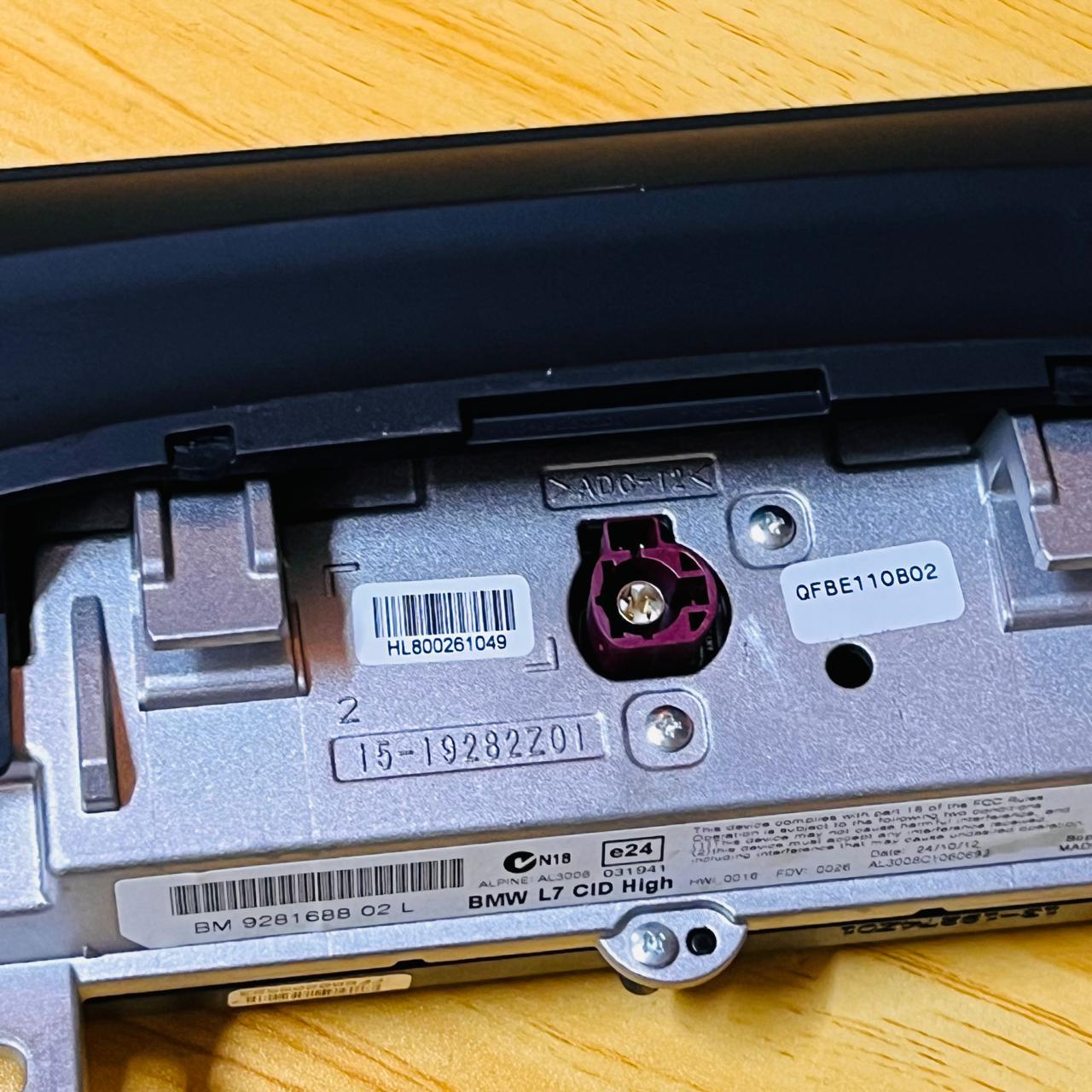 9281688 / 9292248 / 9387453 / 6822626 / 9252004 BMW 3 Series F30 F31 Central Information Display Screen 928168802