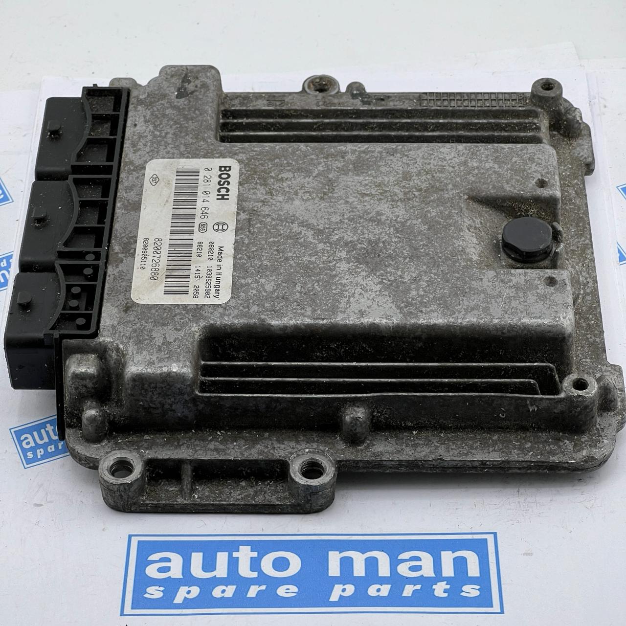 وحدة التحكم في محرك FR244 RENAULT ECU 8200726880 0281014646
