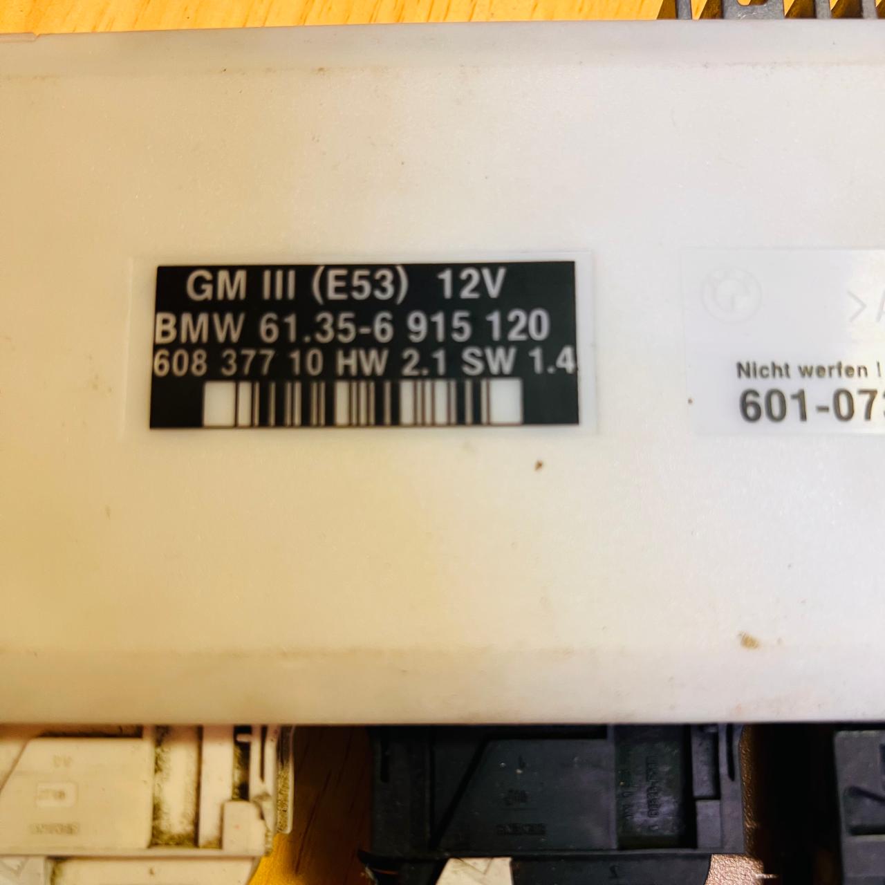 61.35-6915120 / 6915120 / 60837710 / 601-0731-015 Body Control Module (BCM) BMW X5 E53, automan spare parts