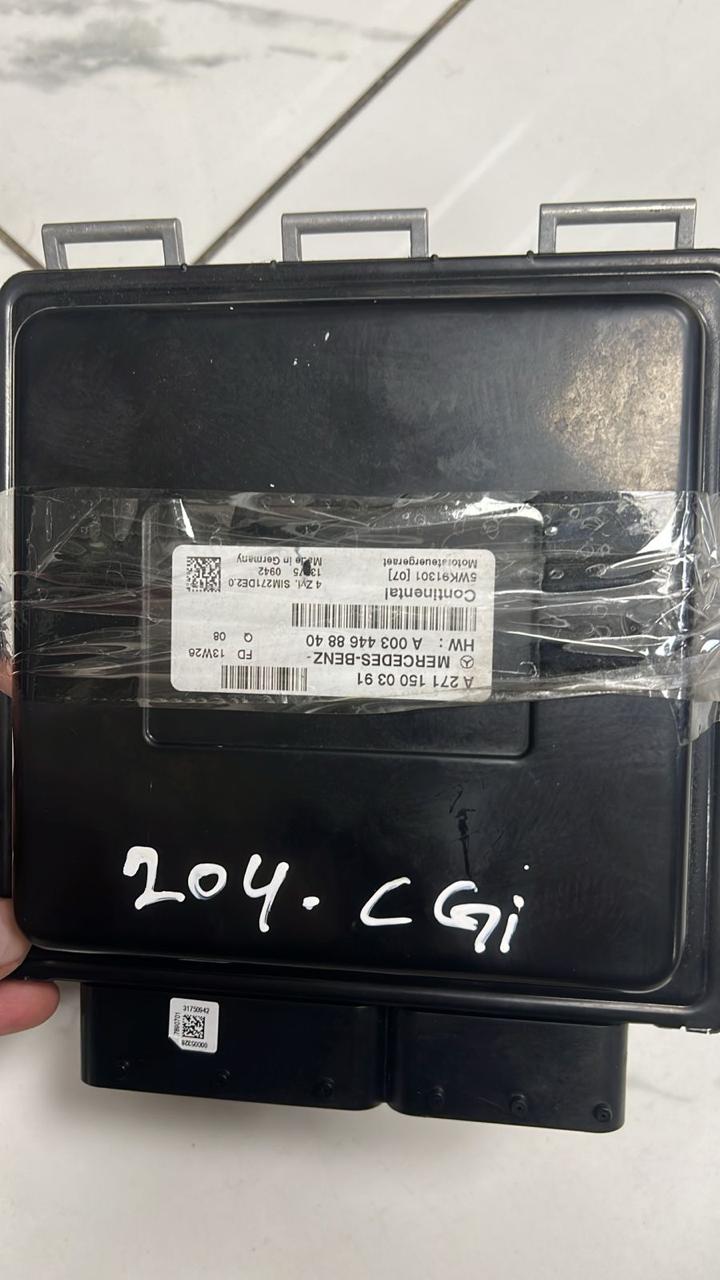 وحدة محرك مرسيدس W204 C180 C200، 271.820، 156 حصان، وحدة تحكم إلكترونية A2711500391 A0034468840