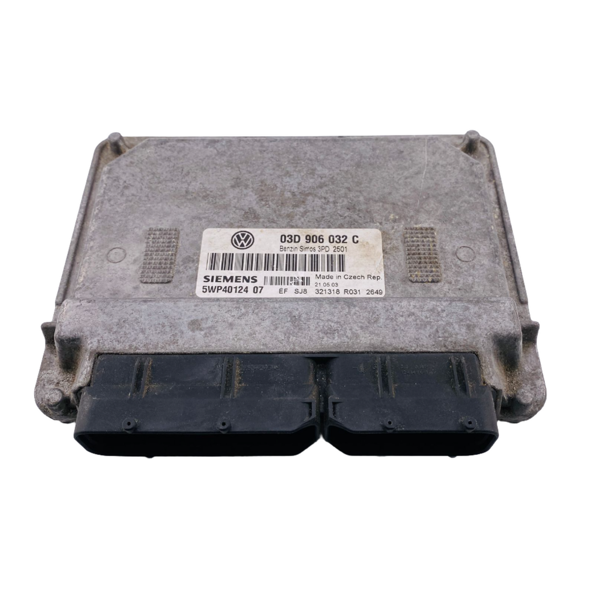 وحدة التحكم في محرك فولكس فاجن بولو 9N ECU 03D906032C 2003 5WP4012407