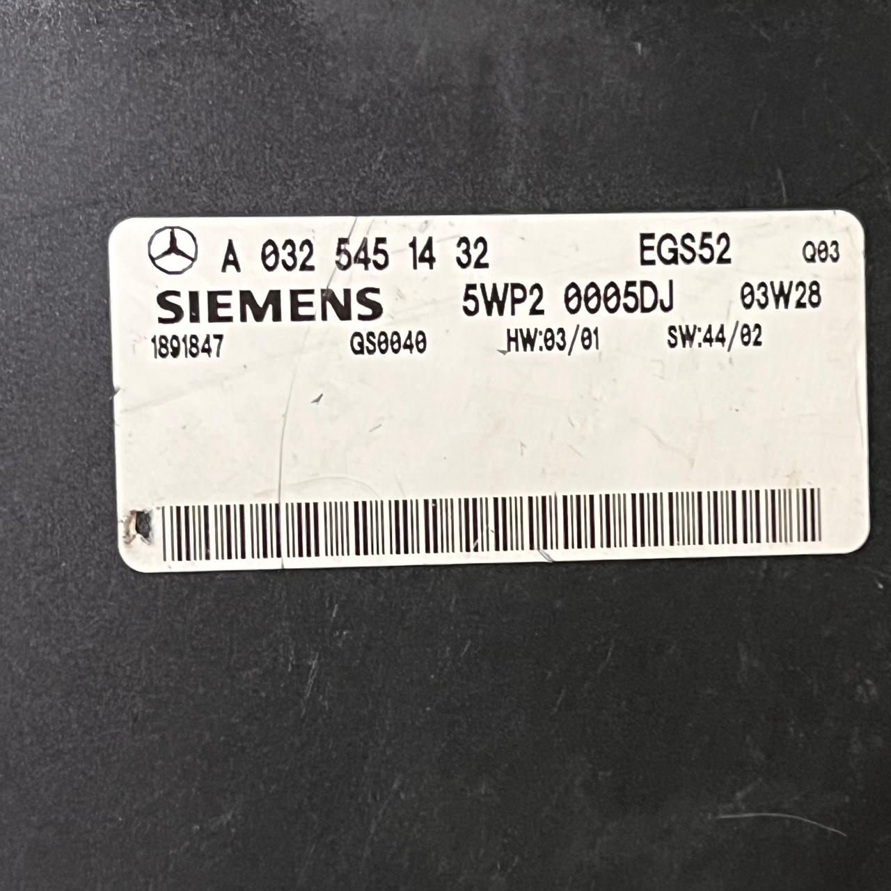 Mercedes Benz E-Class W211 Automatic Transmission Control Unit  A0325451432 5WP2000DJ