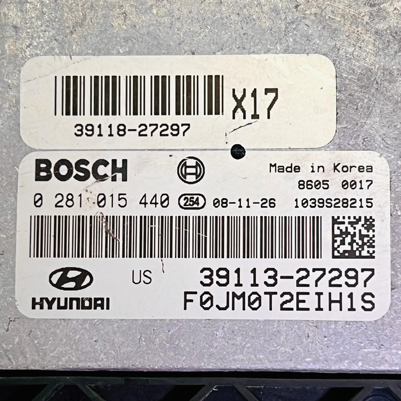 0281015440 / 39113-27297 / 1039S28215 / F0JM0T2EIH1S /  39113-27297 Hyundai Tucson Engine Control Module ECU, automan spare parts