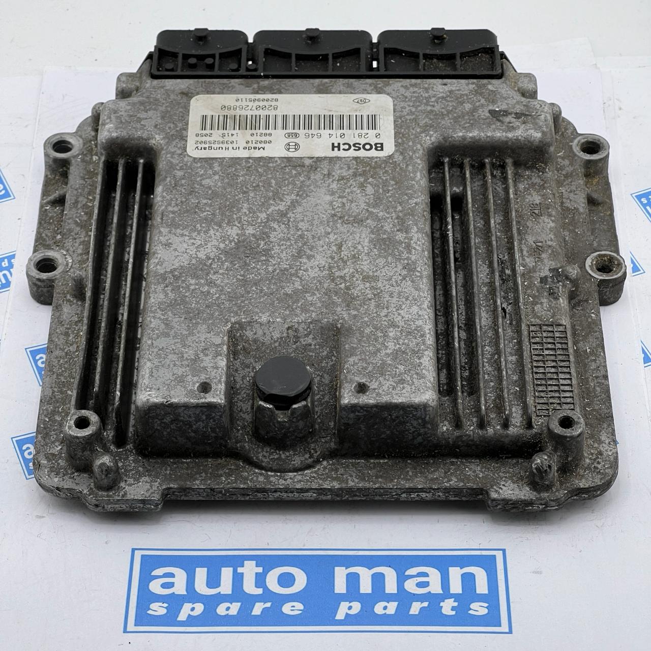 وحدة التحكم في محرك FR244 RENAULT ECU 8200726880 0281014646