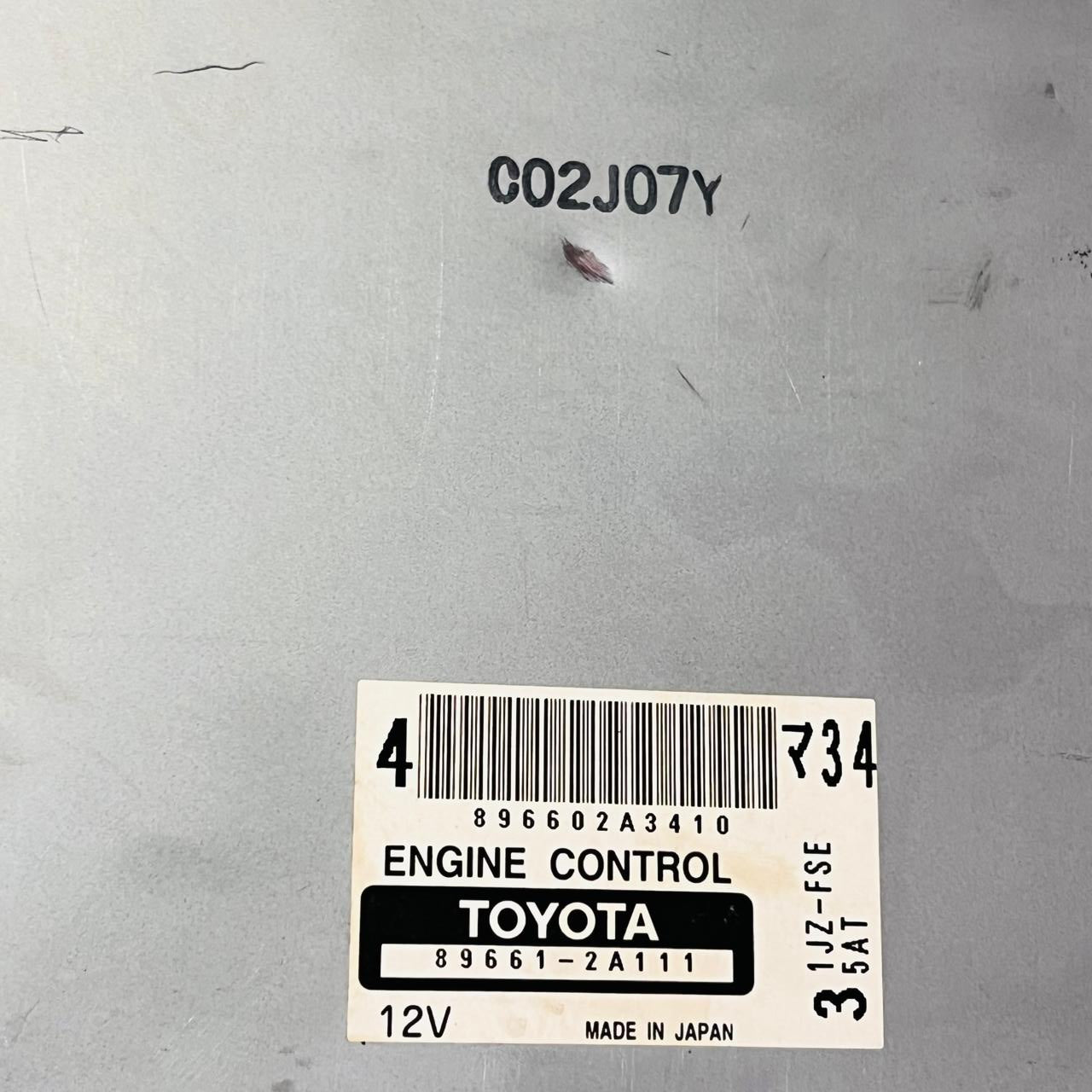 896612A111 Toyota Mark II Blit ECU 1JZFSE Engine Control Unit 89661-2A111 AUTOMAN SPARE PARTS