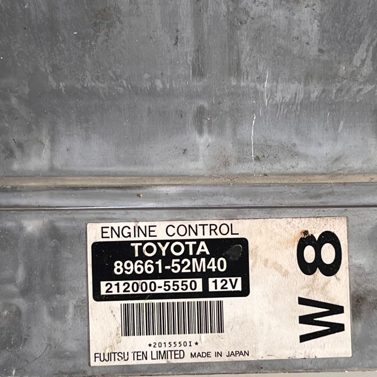 TOYOTA Porte 2010 Engine Control Unit  CBA-NNP15 8966152M40 89661-52M40
