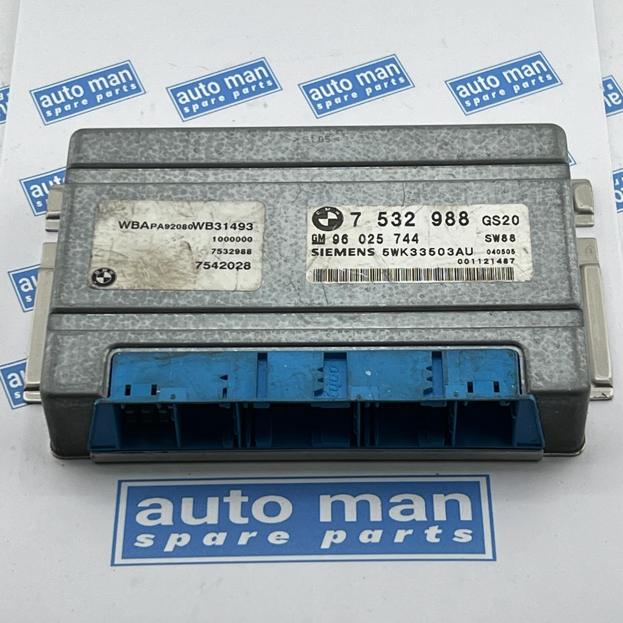 وحدة التحكم في ناقل الحركة TCU لسيارة BMW X3 موديل 2004 رقم 7532988 / 5WK33503AU OEM DK908328