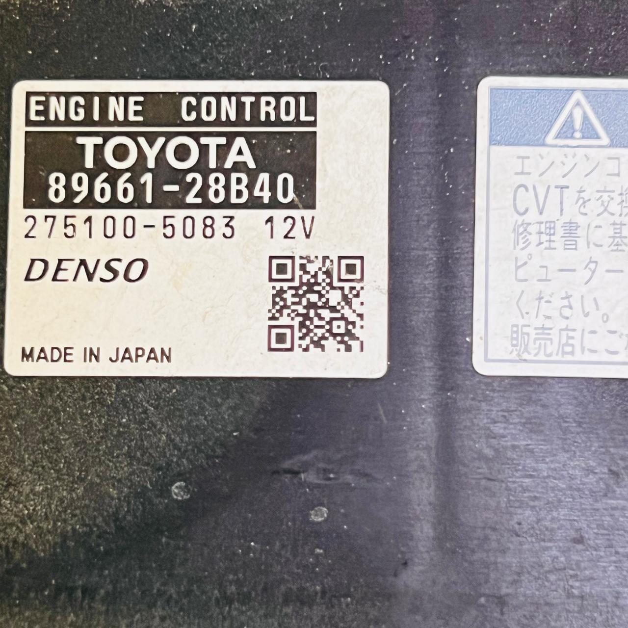 89661-28B40 Genuine Toyota ESTIMA Engine Control Unit ECU 275100-5083 , AUTOMAN SPARE PARTS, 8966128B40 