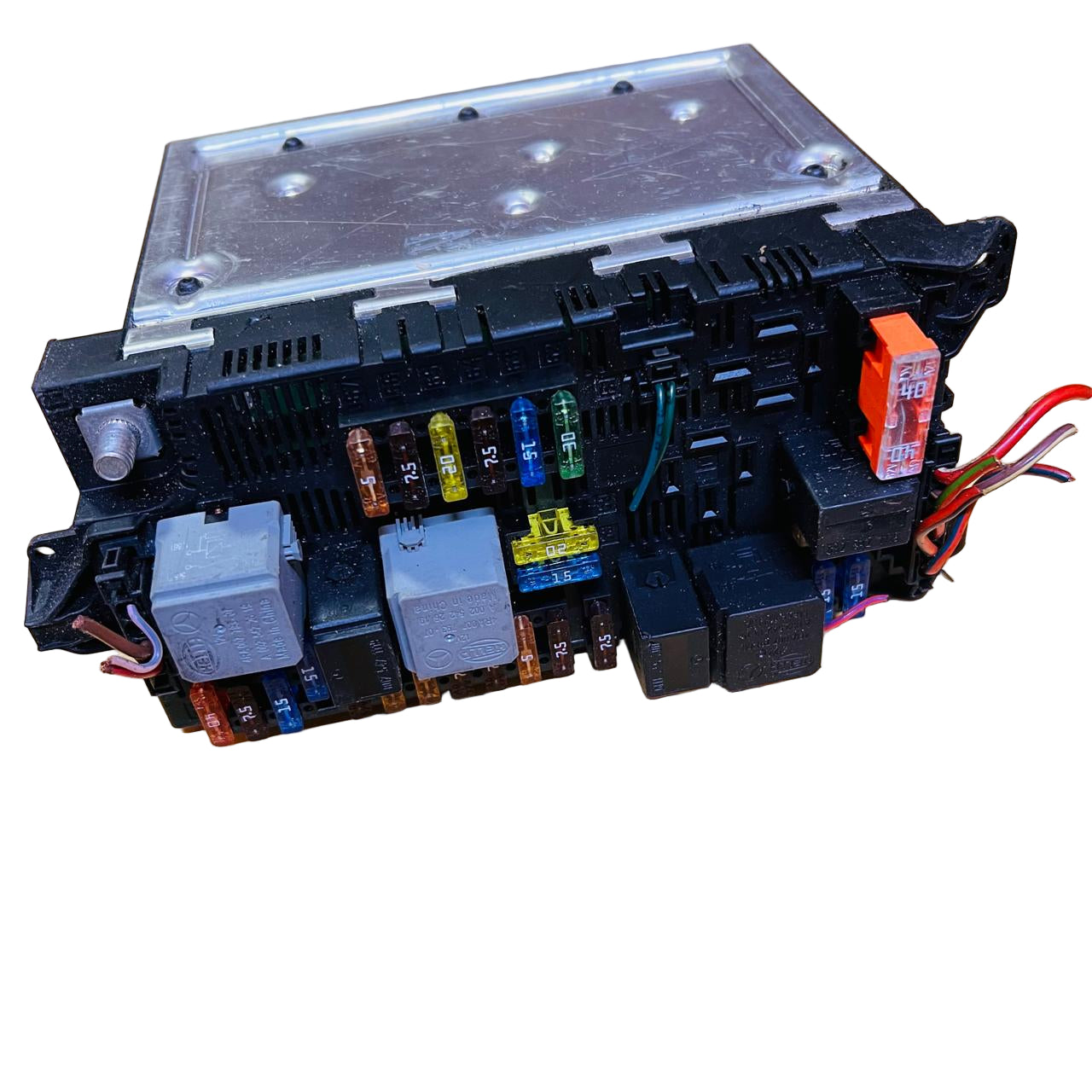 2115459001 Mercedes Benz W211 Front SAM Control Unit Junction Box Temic OEM, automan spare parts