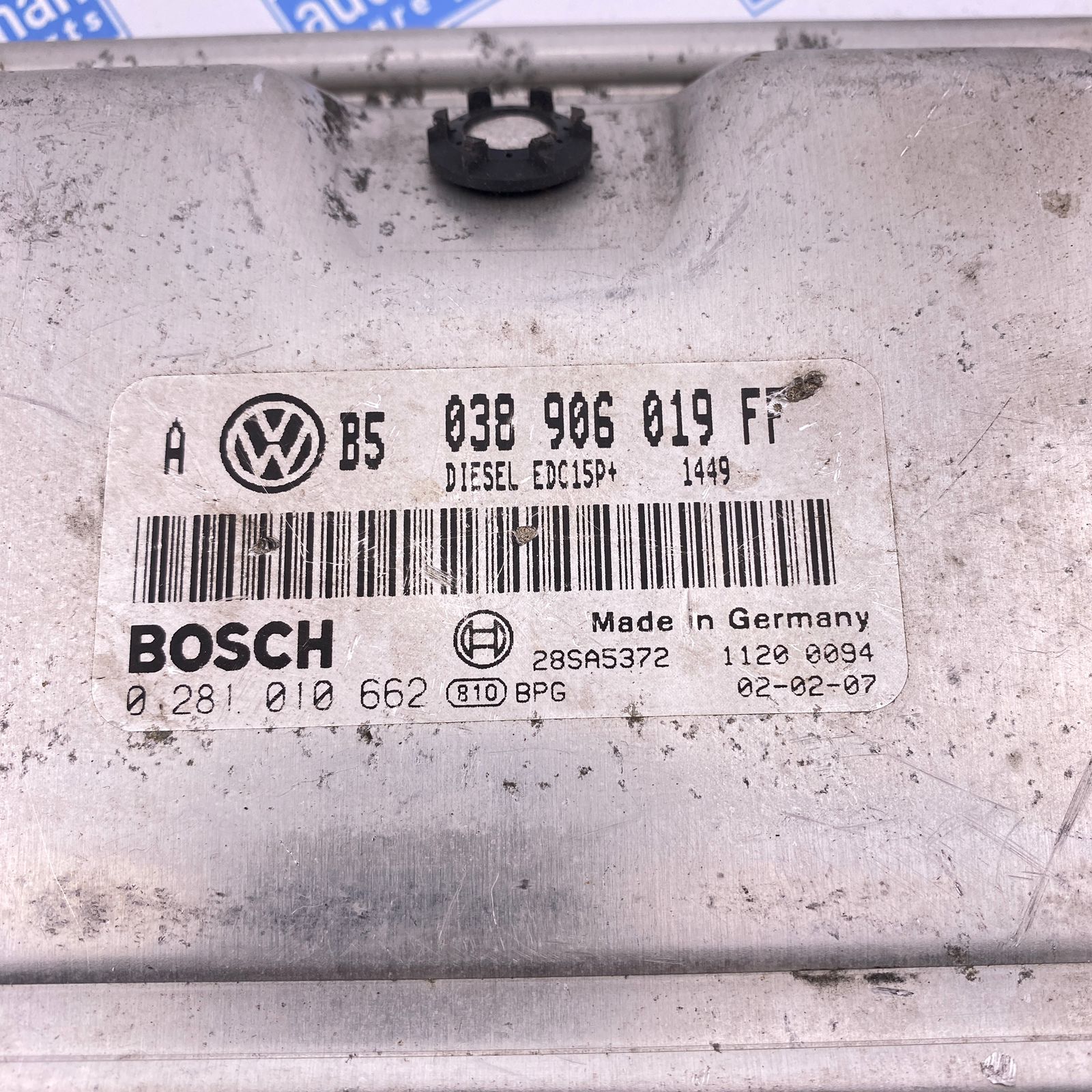 وحدة التحكم في المحرك Audi A3 VW Golf 4 Bora 1.9TDI 0281010662 ATD 038906019FF