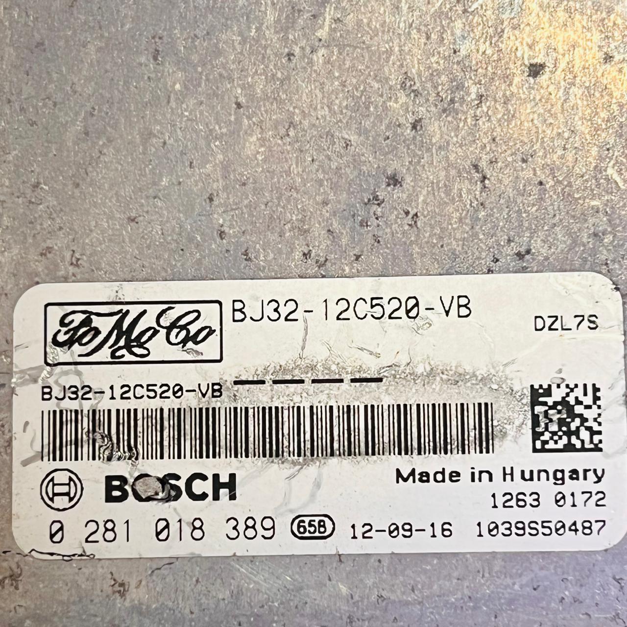 BJ32-12C520-VB | 0281018389 | 1039S50487, BJ3212C520VB Land Rover Evoque L538 2013 2.2 Diesel Engine Control Unit ECU Genuine OEM, auto man spare parts