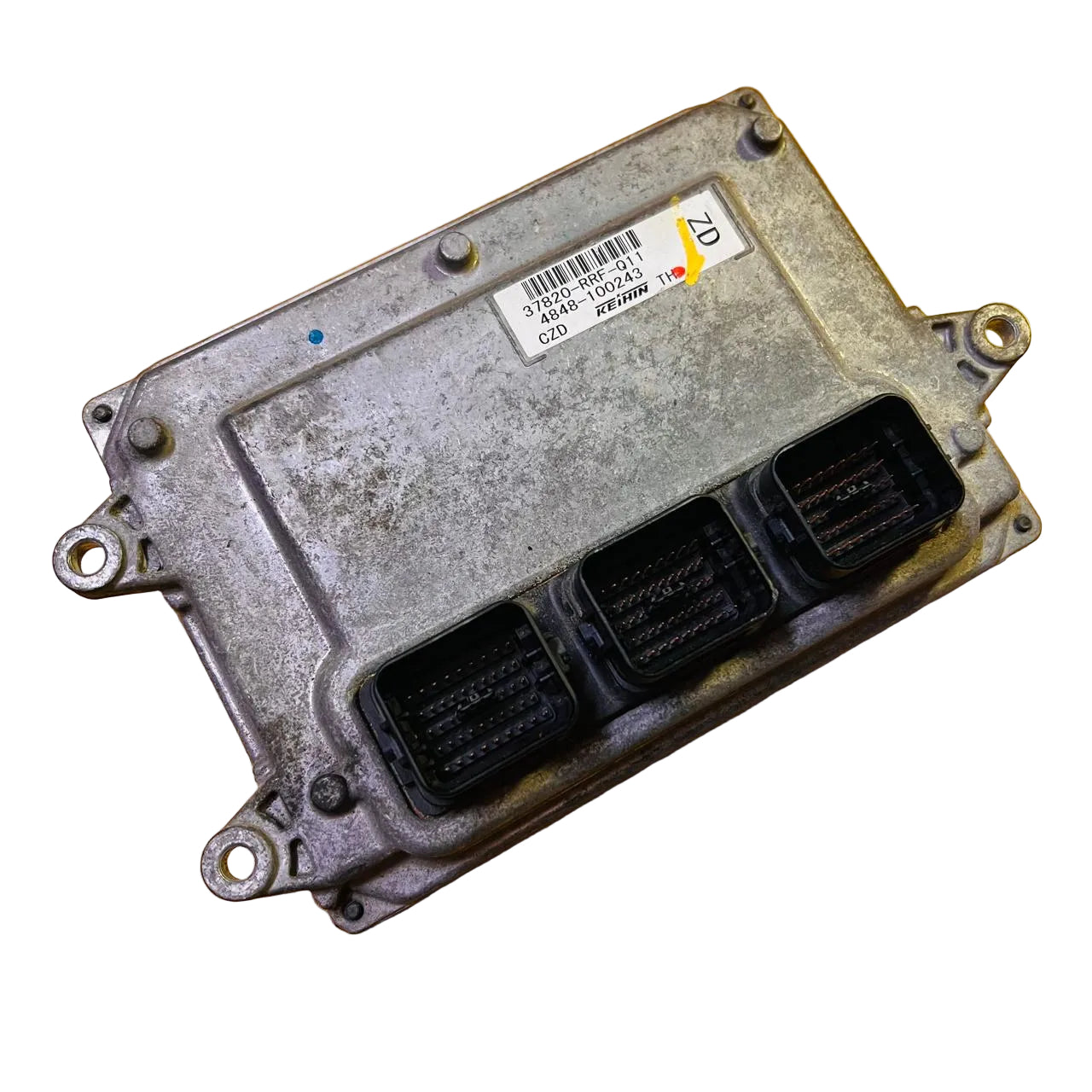 Honda ECU 37820RRFQ11 Engine Control Unit 37820-RRF-Q11 Genuine 4848-100243 Vtec, automan spare parts