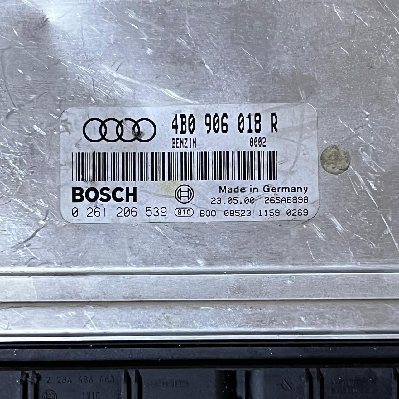وحدة تحكم محرك وحدة التحكم الإلكترونية AUDI 1.8 T 0 261 206 539، 0261206539، 4B0 906 018 R، 4B0906018R، ME7.5