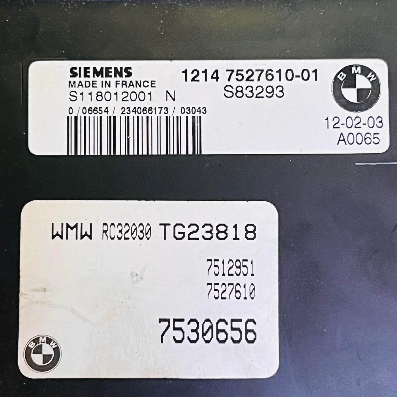 7530656 / 7527610-01 / S118012001N / 7512951 / 7527610 MINI Cooper R50 ECU, automan spare parts